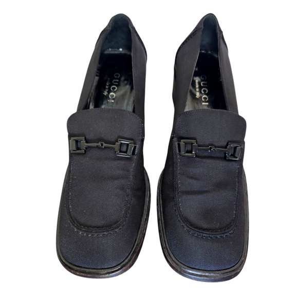 Vintage Gucci Black Horsebit Loafers 8.5 (8) - Picture 4 of 14